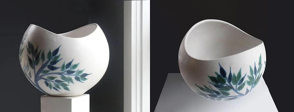 Lip on large salad bowl by Weston Neil Andersen for Andersen Design