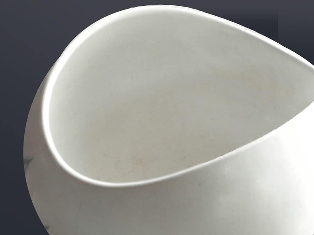 Curved lip on large Salad Bowl by Weston Neil Andersen for Andersen Design