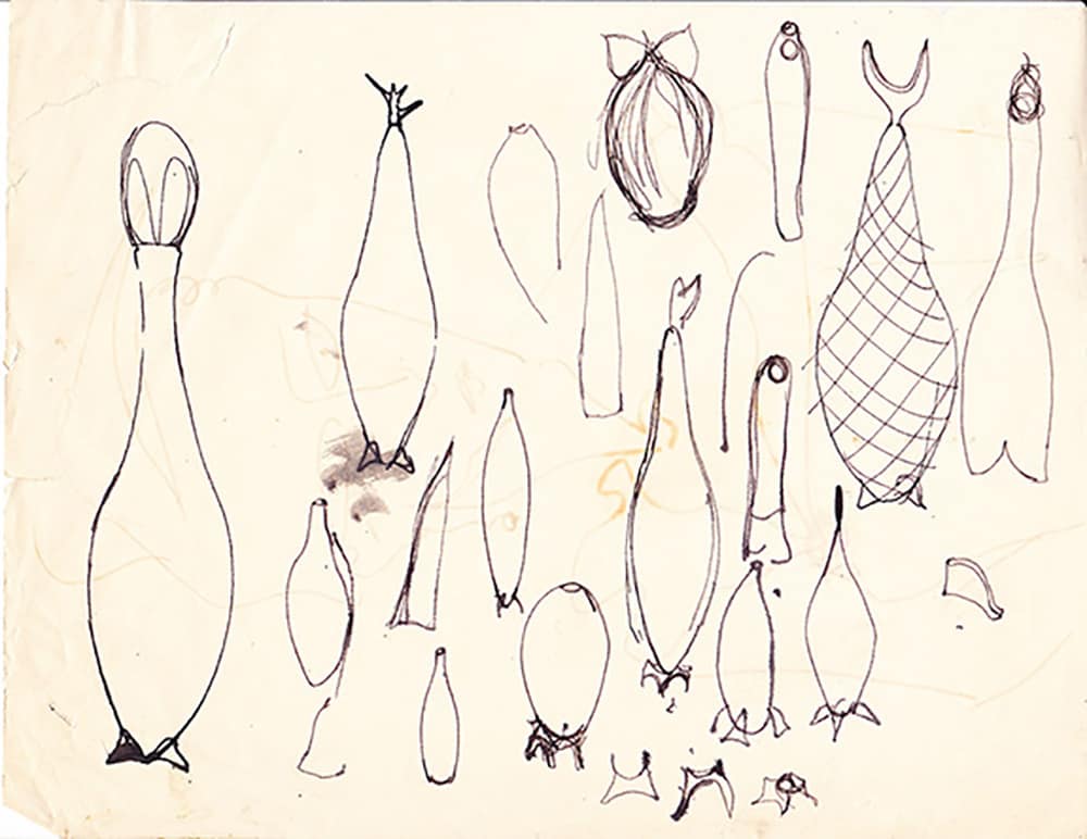 Early Industrial Design sketches by Weston Neil Andersen