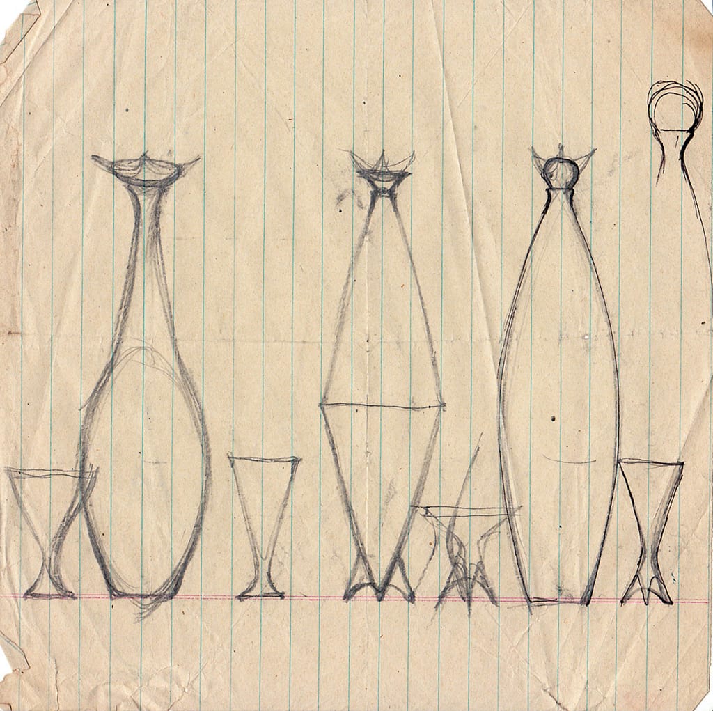 Early Industrial Design sketches by Weston Neil Andersen