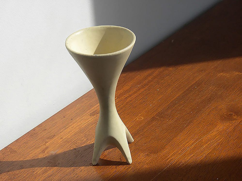 Four dooted wine glass by Weston Neil Andersen midcentury industrial design